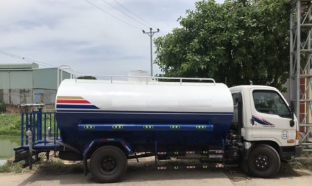 Cho thuê xe bồn tưới nước rửa đường tại Tiến Minh
